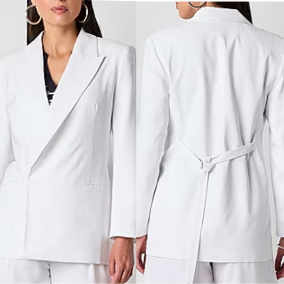 Worthington Elegant White Women's Blazer - Picture 3 of 15